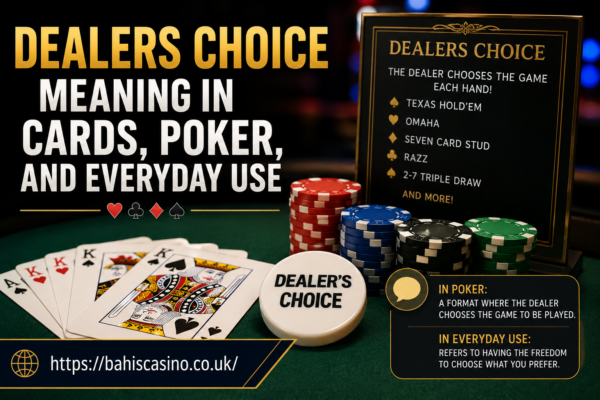 Dealers Choice Meaning