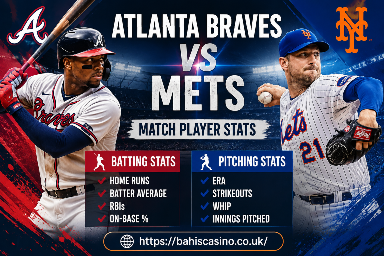 Atlanta Braves vs Mets match player stats